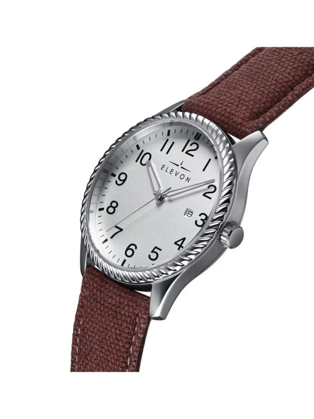 NWT Elevon Crosswind Silver-tone Dial Men's Watch
